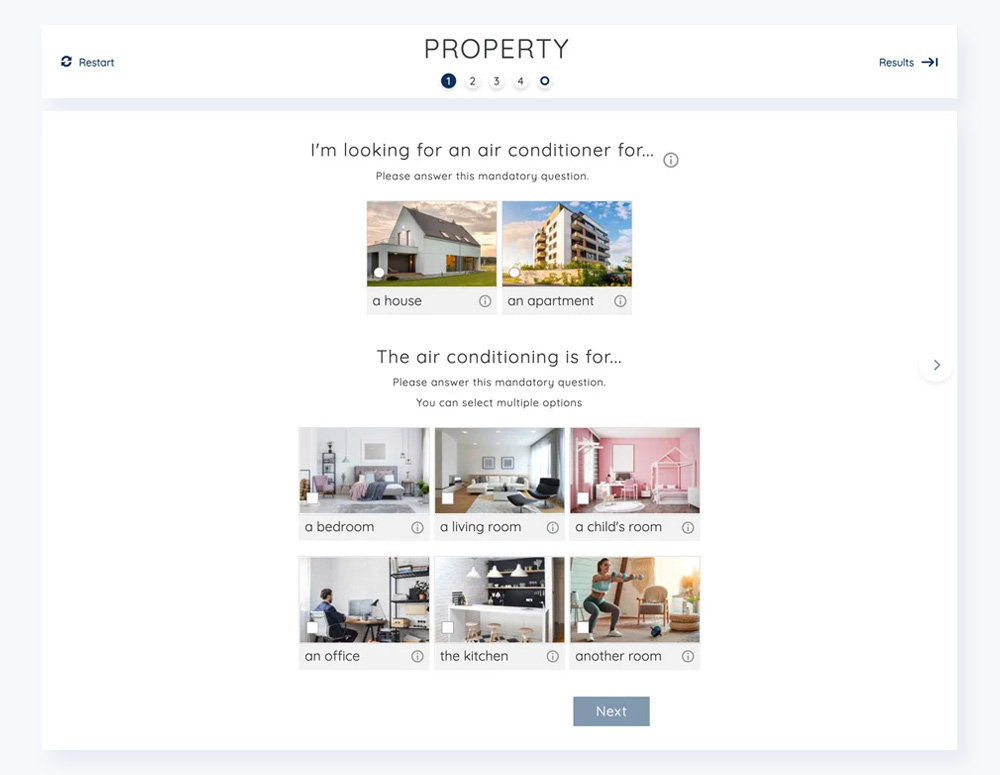 Product Configurator for Air Conditioning Systems